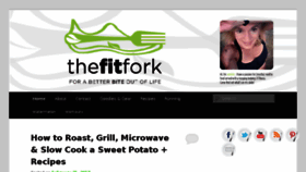 What Thefitfork.com website looked like in 2017 (7 years ago)