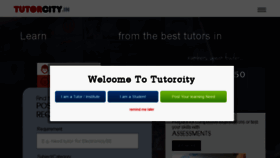 What Tutorcity.in website looked like in 2017 (7 years ago)