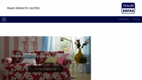 What Traumsofas.de website looked like in 2017 (7 years ago)