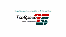 What Tecspace.net website looked like in 2017 (7 years ago)