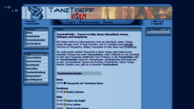 What Tanztreff-koeln.de website looked like in 2017 (7 years ago)