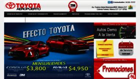 What Toyotaaeropuerto.com.mx website looked like in 2017 (7 years ago)