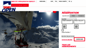 What Tignes.net website looked like in 2017 (7 years ago)