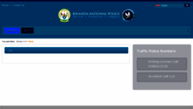 What Trafficmis.police.gov.rw website looked like in 2017 (7 years ago)
