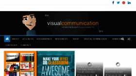 What Thevisualcommunicationguy.com website looked like in 2017 (7 years ago)