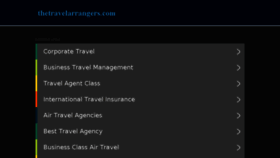 What Thetravelarrangers.com website looked like in 2017 (7 years ago)