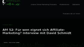 What Termfrequenz.de website looked like in 2017 (7 years ago)