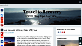 What Traveltorecovery.com website looked like in 2017 (7 years ago)