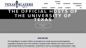 What Texasblazers.com website looked like in 2017 (7 years ago)