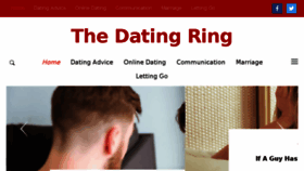 What Thedatingring.com website looked like in 2017 (7 years ago)