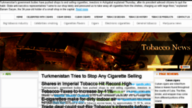 What Tobacco-news.net website looked like in 2017 (7 years ago)