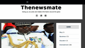 What Thenewsmate.com website looked like in 2017 (7 years ago)