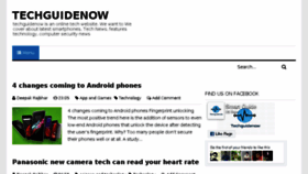 What Techguidenow.com website looked like in 2017 (7 years ago)