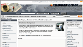 What Tierischtierisch.de website looked like in 2017 (7 years ago)