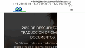 What Traductoresoficialessas.co website looked like in 2017 (7 years ago)