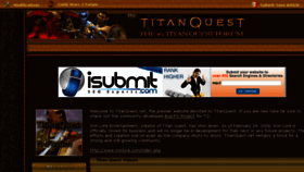 What Titanquest.net website looked like in 2017 (7 years ago)