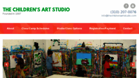 What Thechildrensartstudio.com website looked like in 2017 (7 years ago)