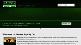 What Tannersupply.com website looked like in 2017 (7 years ago)