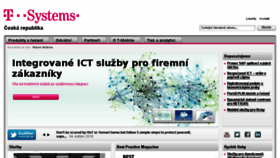 What T-systems.cz website looked like in 2017 (7 years ago)