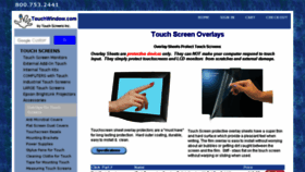 What Touchprotector.com website looked like in 2017 (7 years ago)
