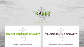 What Trager.ch website looked like in 2017 (7 years ago)