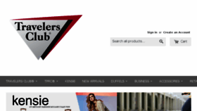 What Travelersclub.com website looked like in 2017 (7 years ago)