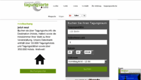 What Tagungsorte.info website looked like in 2017 (7 years ago)