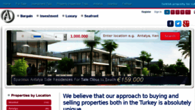 What Turkishpropertyforsale.com website looked like in 2017 (7 years ago)