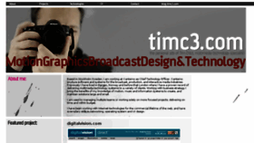 What Timc3.com website looked like in 2017 (7 years ago)
