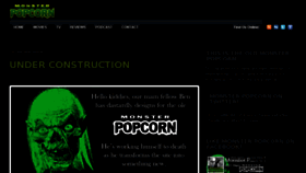 What Themonsterpopcorn.com website looked like in 2017 (7 years ago)