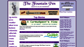 What Thefountainpen.com website looked like in 2017 (7 years ago)