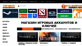 What Top-akov.com website looked like in 2017 (7 years ago)