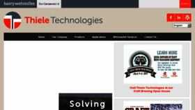 What Thieletech.com website looked like in 2017 (7 years ago)