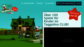 What Toggolino.de website looked like in 2017 (7 years ago)