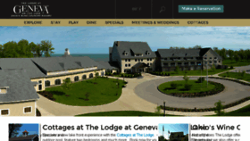 What Thelodgeatgeneva.com website looked like in 2017 (7 years ago)