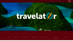 What Travelator.ro website looked like in 2017 (7 years ago)