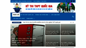 What Thptquocgia.org website looked like in 2017 (7 years ago)
