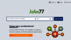 What Thailandjobs77.com website looked like in 2017 (7 years ago)