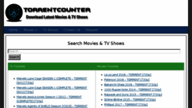 What Torrentcounter.cc website looked like in 2017 (7 years ago)