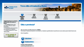 What Traslochi-roma.it website looked like in 2017 (7 years ago)