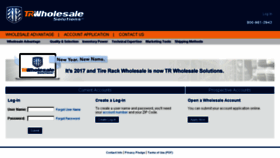 What Tirerackwholesale.com website looked like in 2017 (7 years ago)