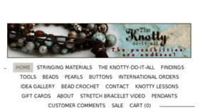 What Theknottydoitall.com website looked like in 2017 (7 years ago)