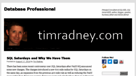 What Timradney.com website looked like in 2017 (7 years ago)