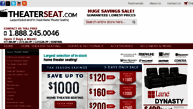 What Theaterseat.com website looked like in 2017 (7 years ago)