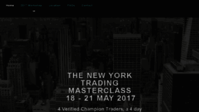 What Thetradingmasterclass.com website looked like in 2017 (7 years ago)