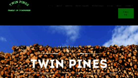 What Twinpines.biz website looked like in 2017 (7 years ago)