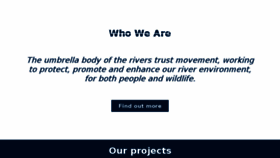 What Theriverstrust.org website looked like in 2017 (7 years ago)