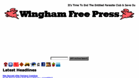 What Thewinghamfreepress.com website looked like in 2017 (7 years ago)