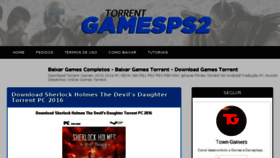 What Torrentgamesps2.info website looked like in 2017 (7 years ago)