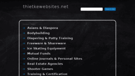 What Thietkewebsites.net website looked like in 2017 (7 years ago)